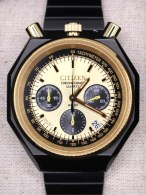 リベッチオ ゴールドサイン GEM MT 10 CITIZEN Record Label TiCTAC 40th Anniversary Tsuno Chrono AN3704