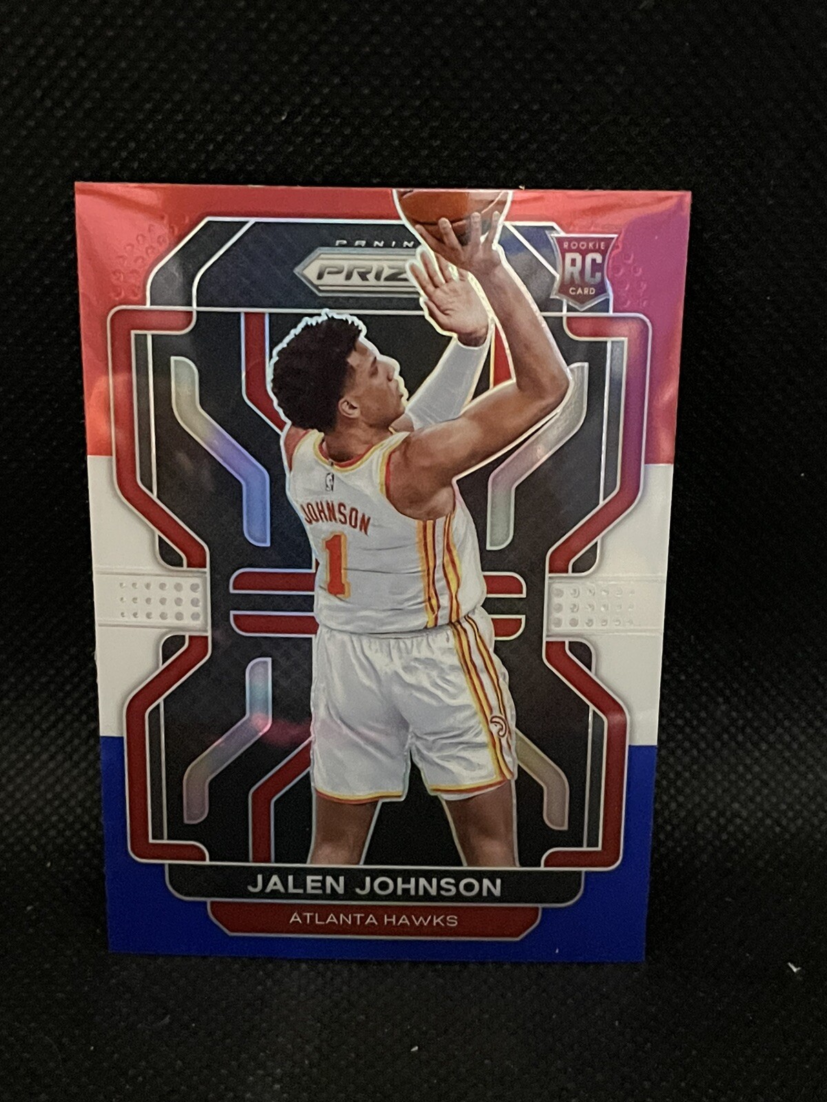 2021-22 Panini Prizm Jalen Johnson #305 RC Rookie Red White Blue