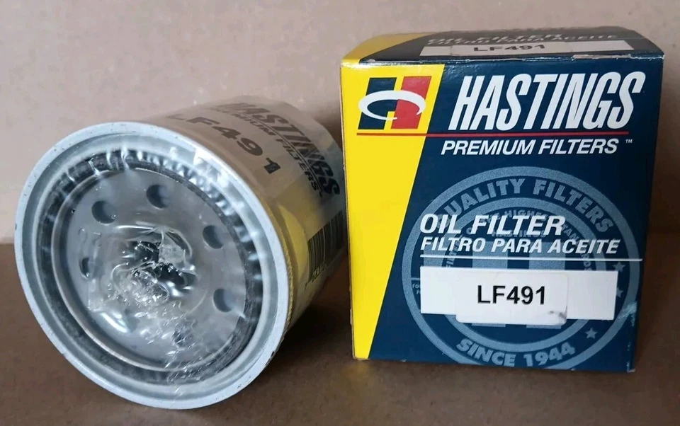 Filtro de aceite Hastings Premium LF491 para Isuzu Trooper Axiom Rodeo Oasis Foto 2 de 2