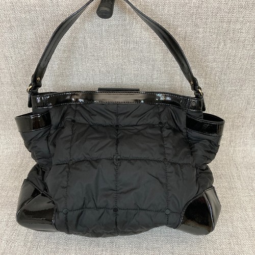 Kate Spade New York Quilted Nylon Handbag in Black - Picture 2 of 9