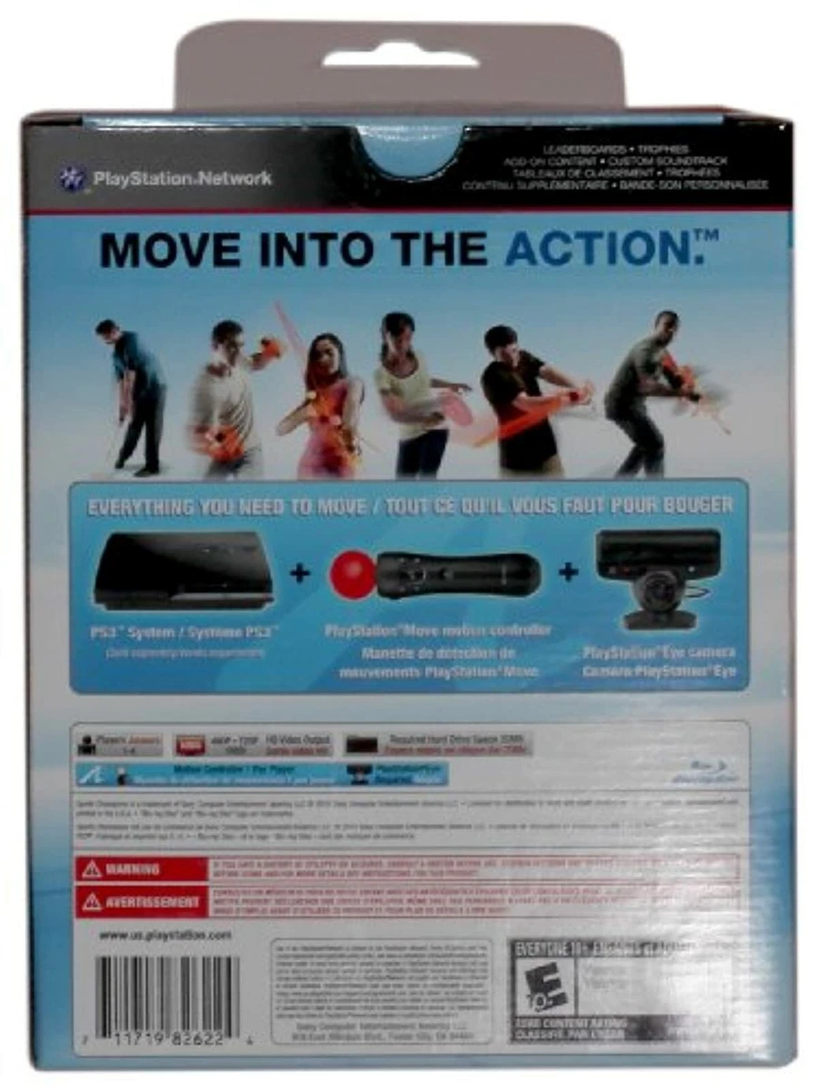 PlayStation Move Starter Bundle PS3 VR Very Good PlayStation 3 6Z