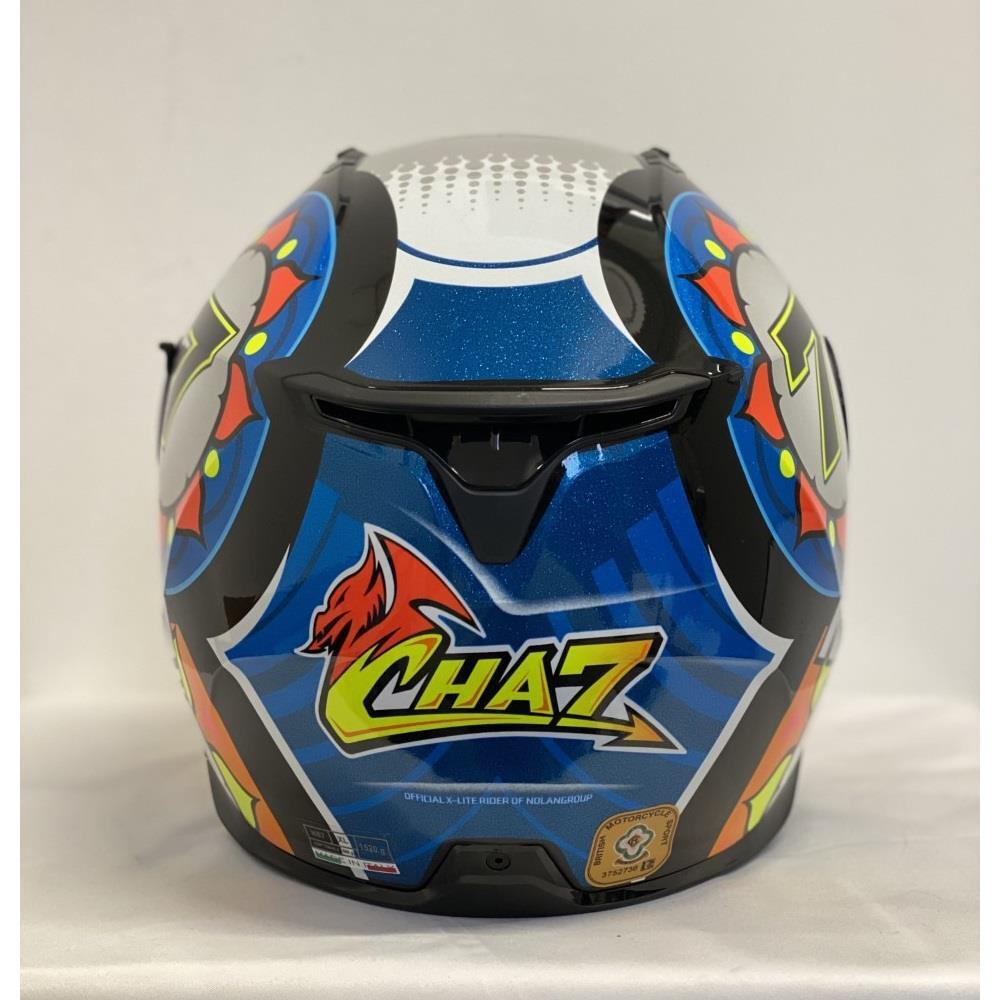 Nolan N87 Chaz Davies Replica N-Com Motorcycle Helmet Motorbike