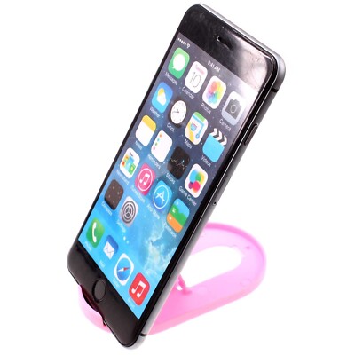 Pink Fold-up Stand Holder Travel Desktop Cradle Dock Folding for Cell Phones