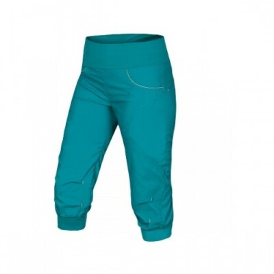 Ocun Noya Shorts Women 3/4 Length Climbing Pants Ladies Blue Deep Peacock