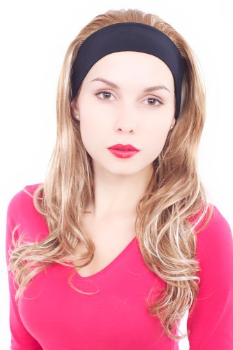 Blonde Curly Women Wig Headband 60CM GFW947H-27H613