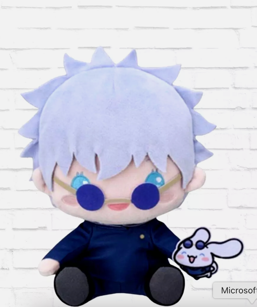 Jujutsu Kaisen SANRIO Satoru Gojo Suguru Geto Sitting Plush Doll