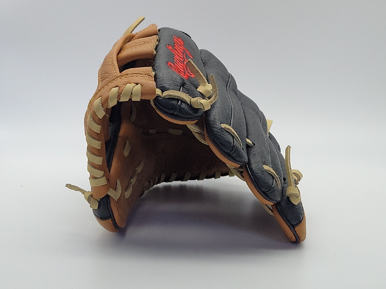 Rawlings P120GBH 12" Prodigy Baseball Glove Palm Pad Feature Black/Brown