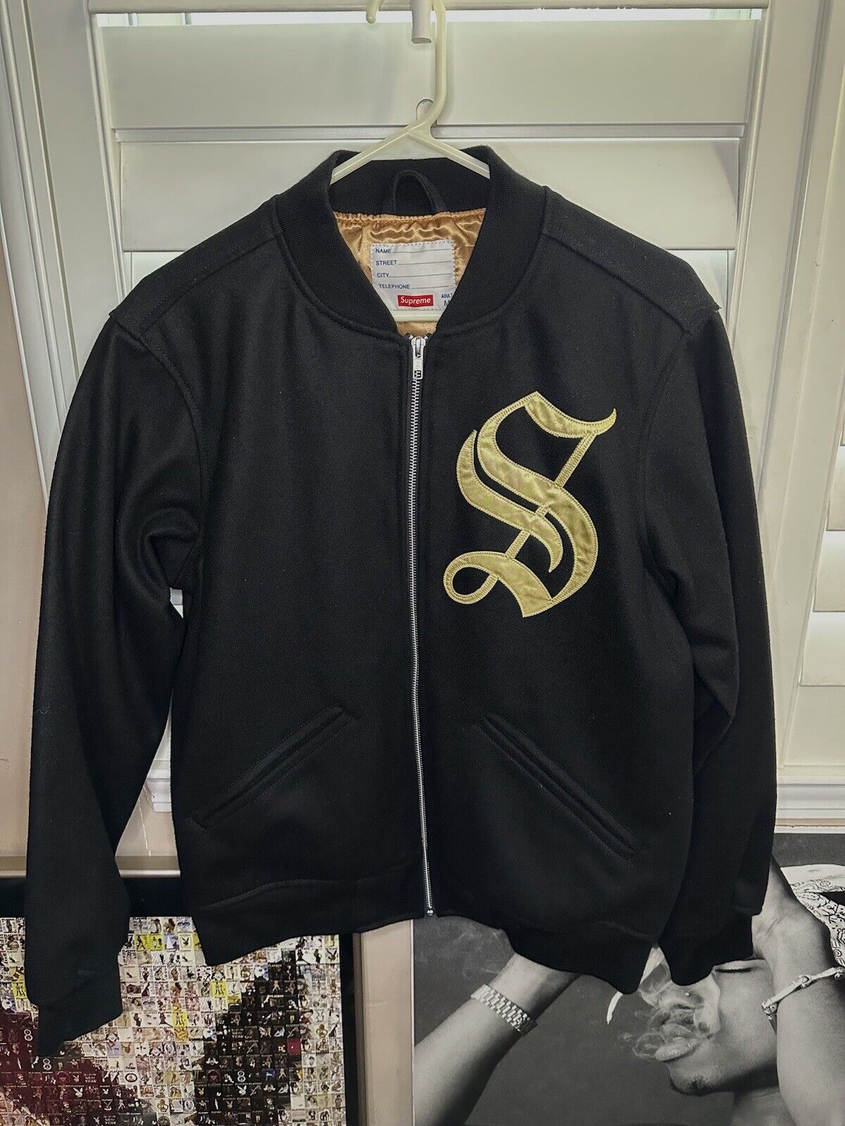 Supreme Old English Varsity Jacket ‘Supreme Means… - image 3