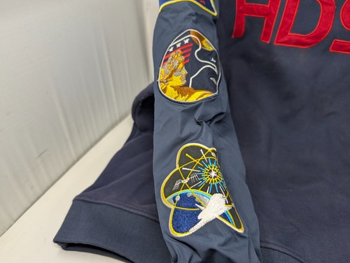 Hudson Outerwear Nasa Style Jacket HDSN Dark Blue Pullover Sz 3XL (F2) - Picture 8 of 13