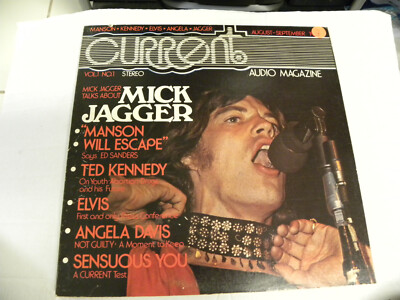 CURRENT AUDIO Magazine Vol.1, No. 1 MICK JAGGER, ELVIS LP