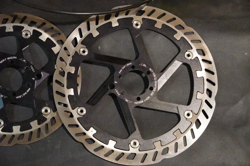 MAGURA MT7 RACELINE AMARILLO Frenos de Disco DELANTEROS Y TRASEROS Bicicleta de Montaña MTB Enduro Foto 2 de 4