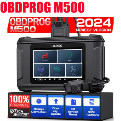 OBDPROG M500 Car Odo-meter Mileage Correction Tool OBD2 Code Reader Engine Check