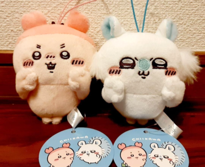 Chiikawa Momonga Kani-chan Crab Plush Toy Doll Mascot 12cm Set 2