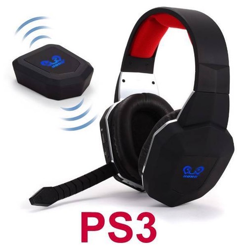 Wireless Gaming Stereo Headset for PS3 Playstation 3 Game Sound Chat NEW NEW - Picture 1 of 7