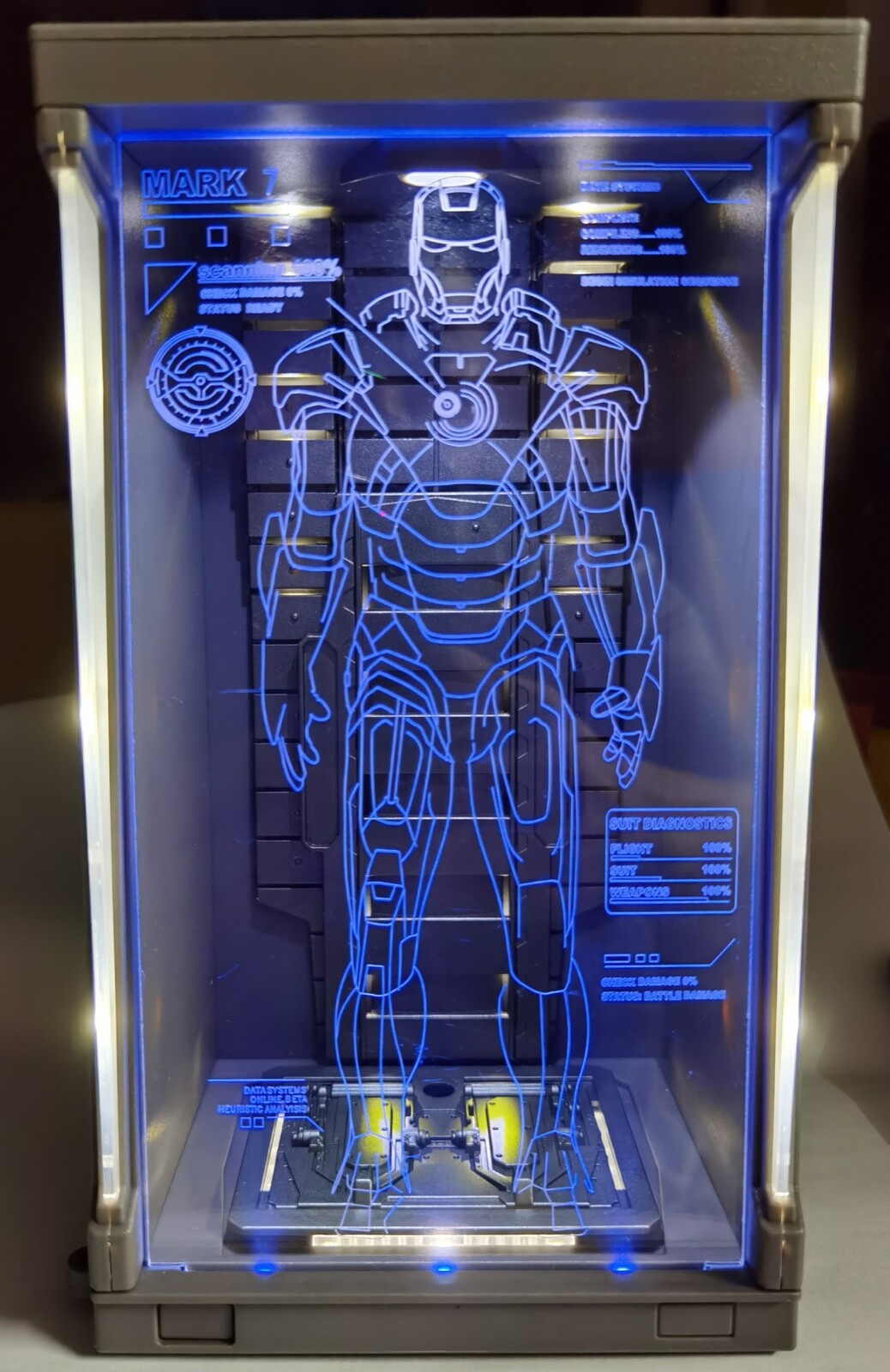zd toys iron man hall of armor