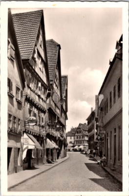 Vintage Postcard Mosbach Germany Blank Back Historic Town Name