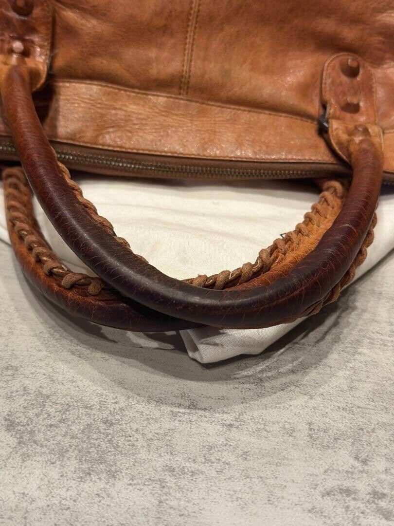 BALENCIAGA THE WORK 132110 Brown leather Tote shoulder bag BALENCIAGA THE WORK 132110 Brown leather Tote shoulder bag