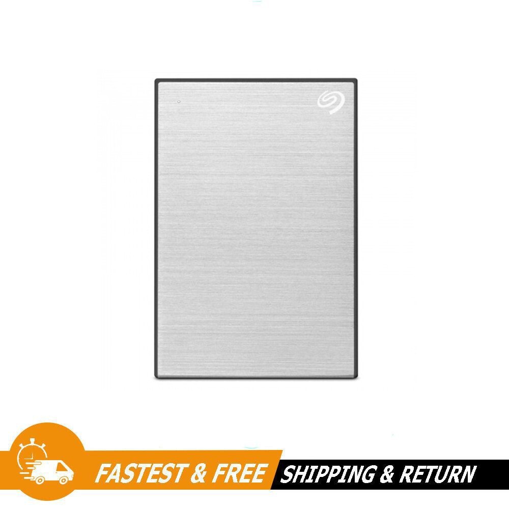 Seagate Backup Plus Slim 1TB USB Portable External HD Silver,  STHN1000401-RC
