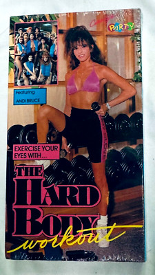 The Hard Body Workout VHS 1988 Ricks Cabaret Dancers Hardbody Exercise Tape -NEW