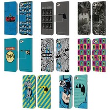 OFFICIAL BATMAN DC COMICS VINTAGE FASHION LEATHER BOOK CASE FOR APPLE iPOD TOUCH