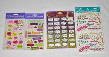 NIP VTG Y2K 90s Stickopotamus Photo Humor Scrapbook Stickers Bubble Captions Lot