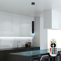 HäNgeleuchte Pendelleuchte Esszimmerlampe Rgb Led Fernbedienung Dimmbar Schwarz