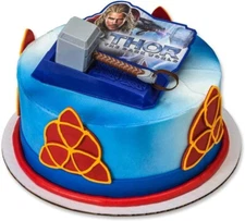 Cake Topper Decorating Kit Thor Dark World Hammer Set Decopac
