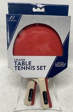Eastpoint Table Tennis Red Black Ping Pong Wood Paddle Set New