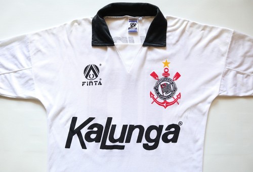 CORINTHIANS 1990/1991/1992 HOME #10 SHIRT SOCCER JERSEY CAMISETA KIT FINTA MEN M - Picture 3 of 13