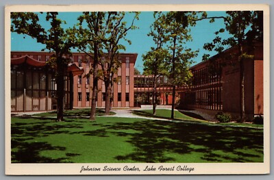 Illinois Lake Forest College Ernest A. Johnson Memorial Science Center c1964
