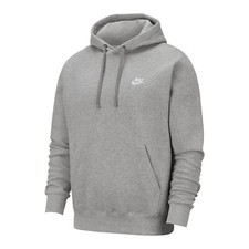 Nike Sportswear Club Fleece Men's Size L Pullover Hoodie - Gray, Brand New