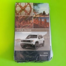 2015 Jeep Renegade Users Guide/Owner Manuals Case DVD Tires Nav/Media Brand New!