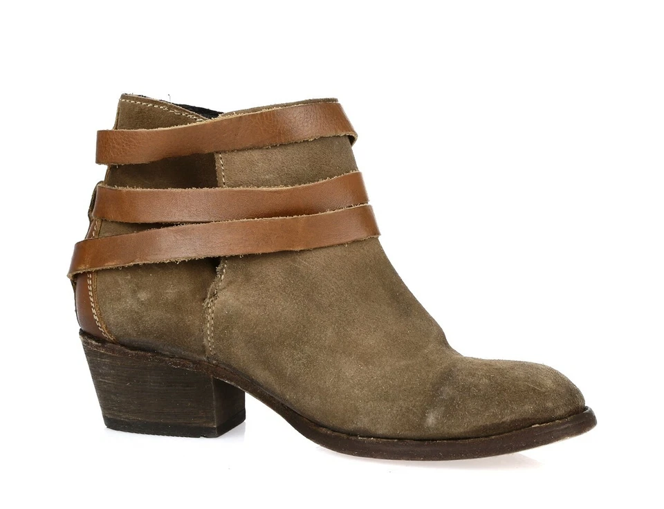 *Botines mujer HOUSE OF HARLOW cuero topo talla 36 $299 Foto 4 de 4