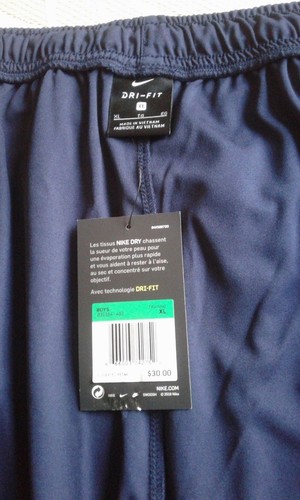 NWT NIKE BOYS' OBSIDIAN DRY LEGACY GFX TRAINING SHORTS SZ XS & XL 831154-451 - Picture 6 of 6