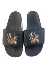 Mens 100% Authentic Akoo Slides Size US 10 & Color Black
