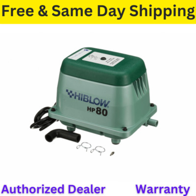 Hiblow HP-80 Linear Septic Air Pump Aerator - New - 2 Year Warranty