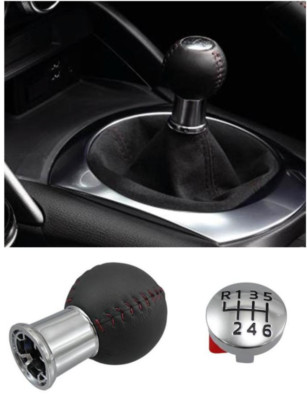 MAZDA OEM GENUINE MANUAL 6 SPEED MT LEATHER SHIFT KNOB FOR RX-8 MIATA MX5 ND