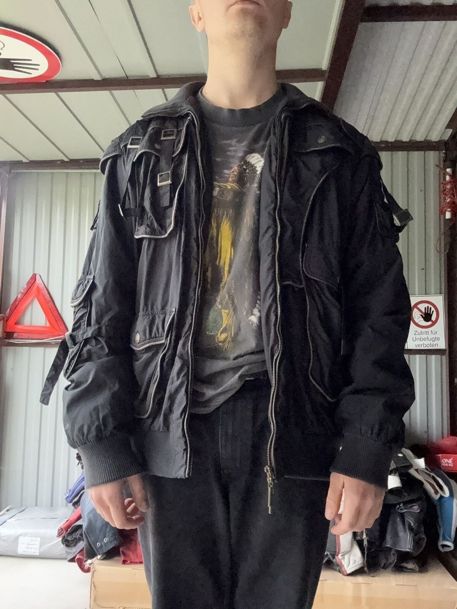 CLASS roberto cavalli ベロア　ジャケット 2000s Roberto Class Cavalli Leather Jacket S