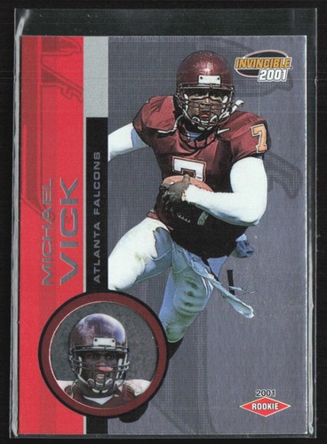Michael Vick [Retail] #254 2001 Pacific Invincible card