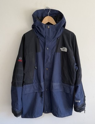 The North Face Summit Series Gore-Tex XCR Navy/Black Vintage Jacke Mantel Herren XL