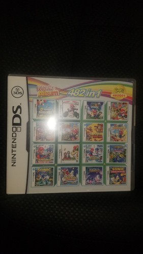 482-in-1 Mario Album DS Spiel Cartridge - Mega Sammlung für Nintendo DS, DS...