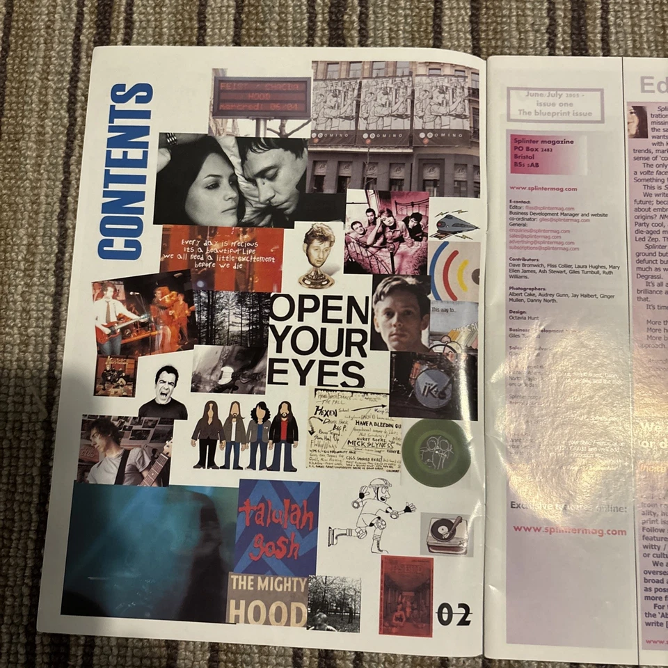 SPLINTER #1 MAGAZINE THE BLUE PRINT ISSUE JUNe 2005 - Image 4 of 4