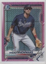 2021 Bowman Chrome Prospects Mega Box Pink Mojo Refractor Braden Shewmake 1h6a