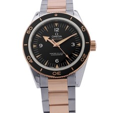 OMEGA Seamaster 300 Master Co-Axial 41mm Steel 18K Rose Gold Black Dial 233....