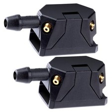 2pcs Adjustable Windshield Washer Nozzles, 3-Way Universal Aimable Car Front