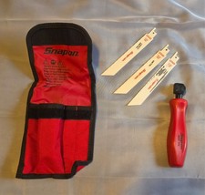 Snap On Tools Red Quick Cutter Hand Saw w/ Po...