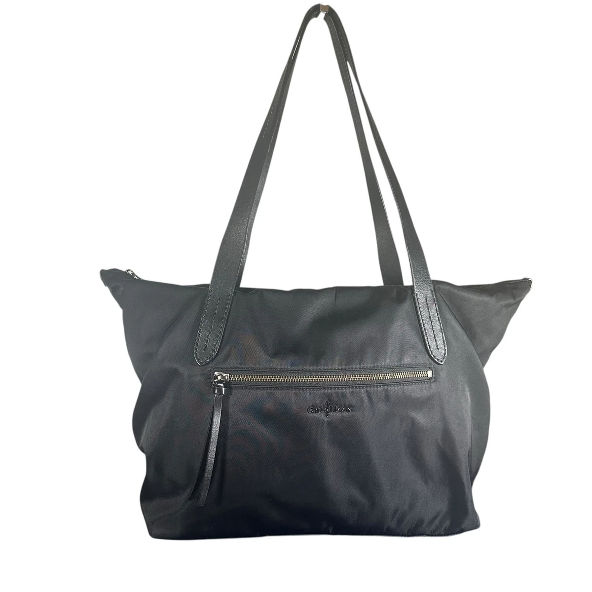 Cole Haan Black Nylon ZERØGRAND Tote with Yellow Accent Cole Haan Zerogrand Yellow / Black running shoes Size 13 M  main image 2