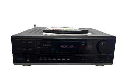 Denon DRA-395 Stereo Receiver w/ Original Bundle Manual & Batteries Tested Works