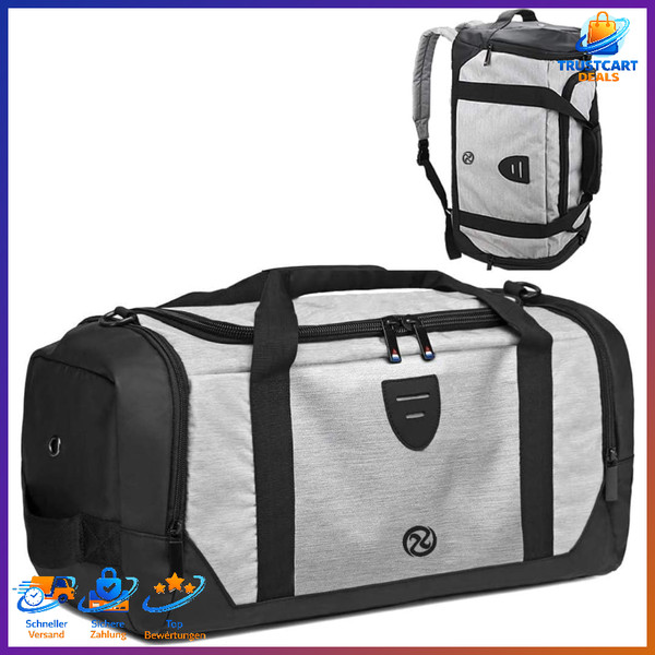 Sporttasche 40L Wasserdicht Mit Schuhfach Und Nassfach FüR Herren Damen Gym-image