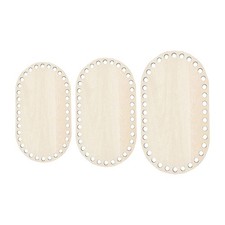 Wooden Basket Bottom Bag Base for Crocheting Knitting Crochet Handmade